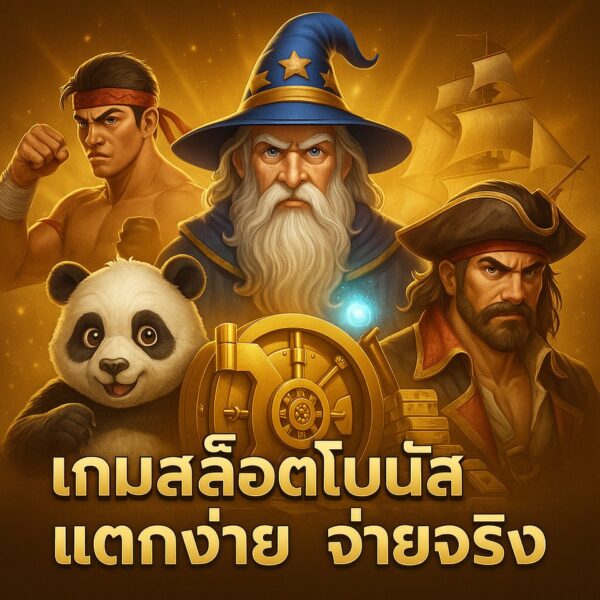 เกมสล็อตออนไลน์ที่คัดสรรมาอย่างดี โบนัสแตก แจกจริง